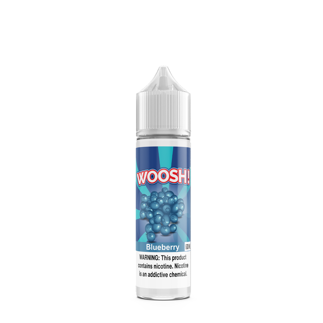 Woosh Blueberry 60mL freebase e-liquid
